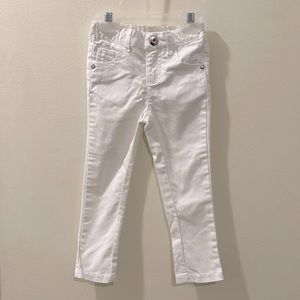 Toddler, 3T, Amy Coe, White jeans. 98% cotton, 2% spandex.